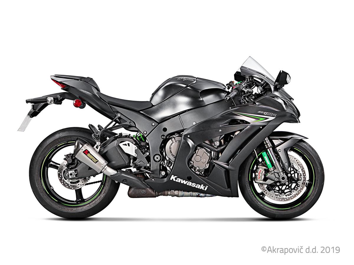 Kawasaki Ninja ZX-10R/SE/RR 2016-20 Slip-On Line (Titanio)