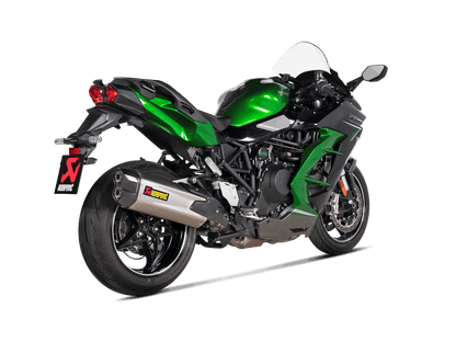 KAWASAKI NINJA H2 SX 2021-25 Slip-On Line (Titanium)
