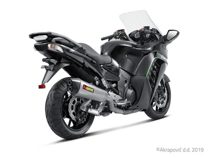 Kawasaki 1400 GTR/Concours 14 2008-17 Slip-On Line (Titanio)