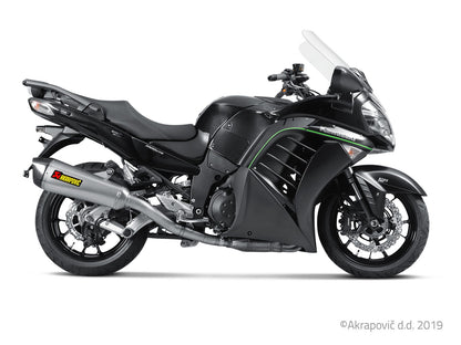 Kawasaki 1400 GTR/Concours 14 2008-17 Slip-On Line (Titanio)