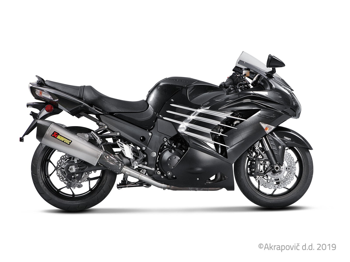 Kawasaki ZZR1400 / ZX14R 2012-20 Slip-On Line (Titanio)