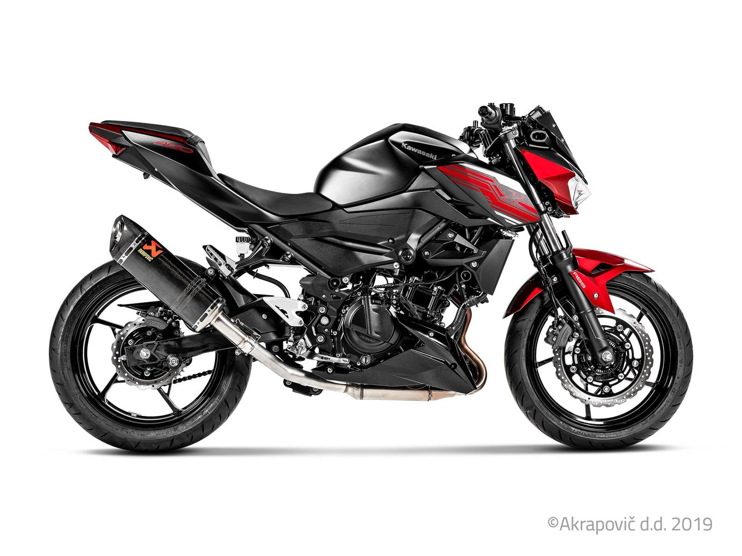 Kawasaki Ninja250+400/Z400 2018-25 Slip-On Line (Carbonio)