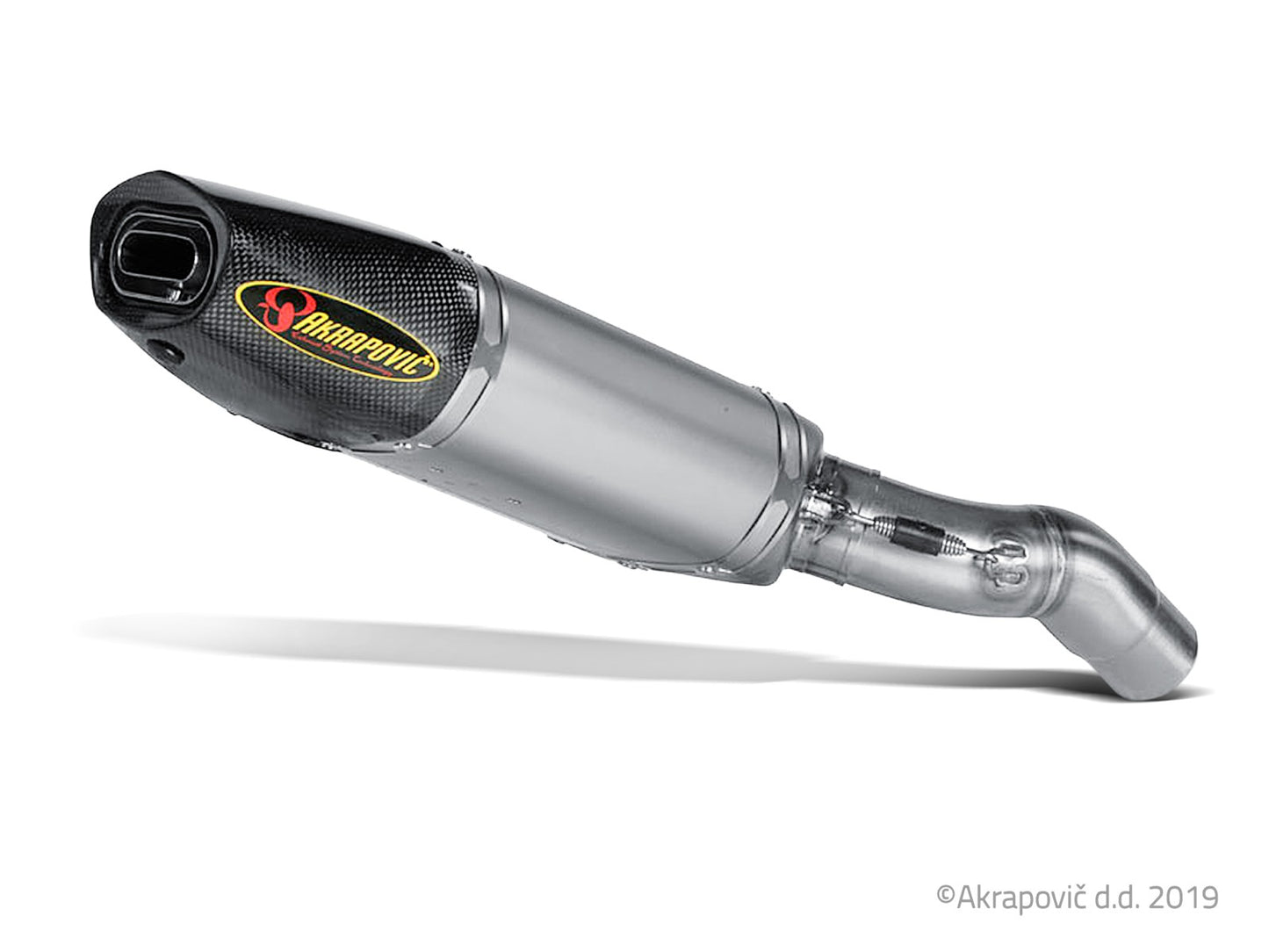 Kawasaki Ninja ZX-6R 2007-08 Slip-On Line (Titanio)
