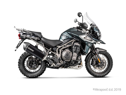 Triumph Tiger 1200 XR/XRX/XRT/XCX/XCA 2018-20 Slip-On Line (Titanio)
