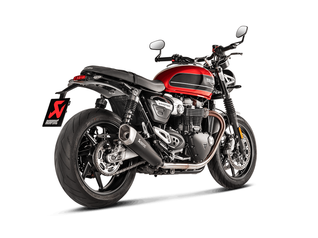 Triumph Speed Twin,Thruxton 1200/R/RS 2016-20 Slip-On Line (Titanio)