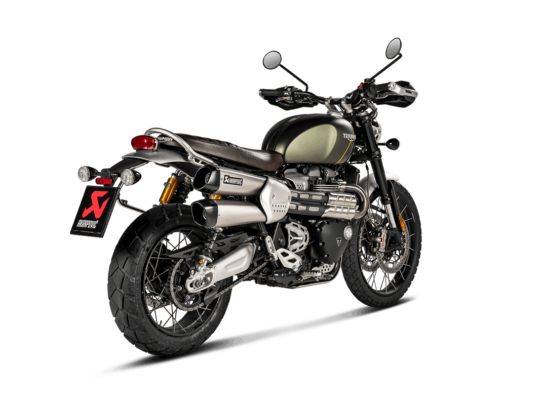 Triumph Scrambler 1200 2019-20 Slip-On Line (Titanio)