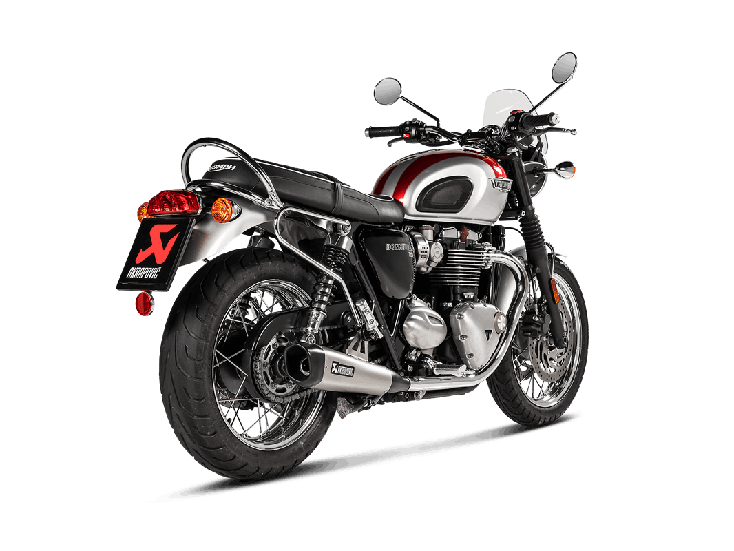 Triumph Bonneville T100/T120 2016-20 Slip-On Line (Titanio)