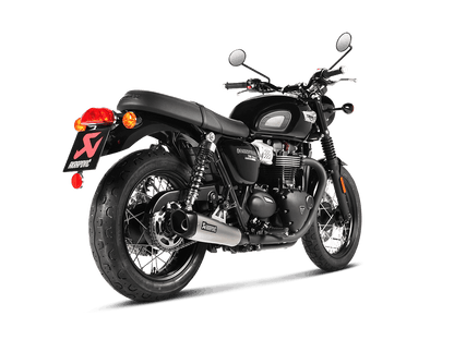 Triumph Bonneville T100/T120 2016-20 Slip-On Line (Titanio)