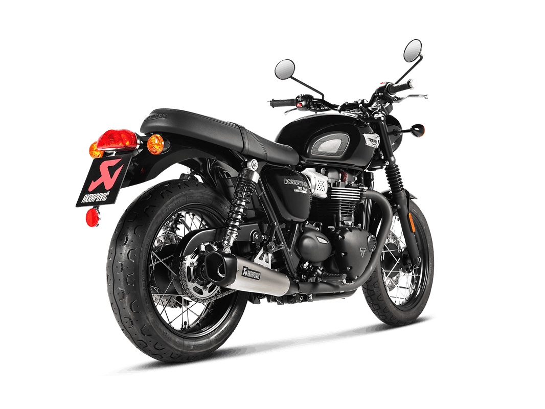 Triumph Bonneville T100/T120 2016-20 Slip-On Line (Titanio)