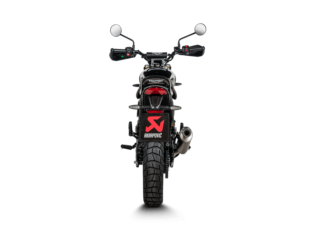 Triumph Scrambler 400 X / Speed 400 2023-24 Slip-On Line (Titanium)