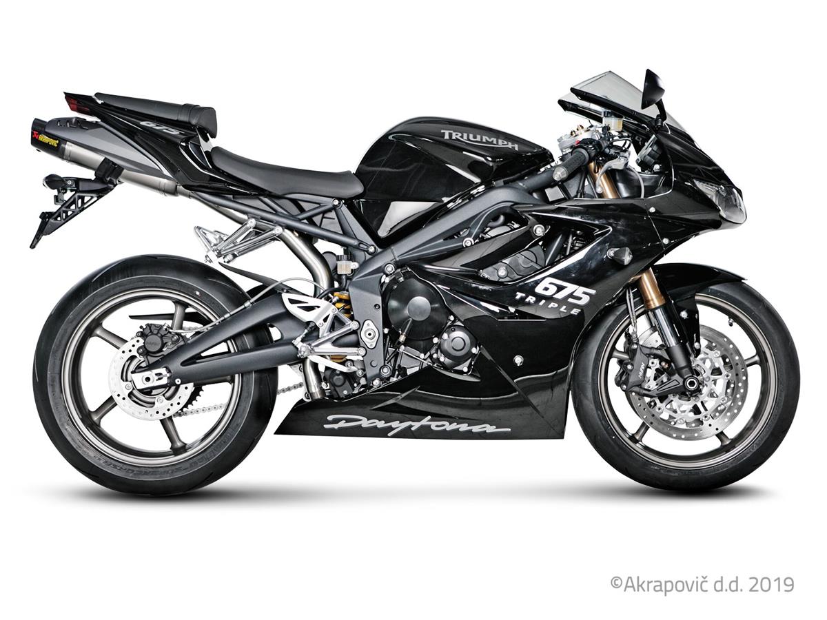 Triumph Daytona 675/R 2006-12 Slip-On Line (Titanio)