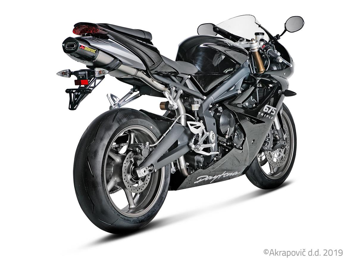 Triumph Daytona 675/R 2006-12 Slip-On Line (Titanio)