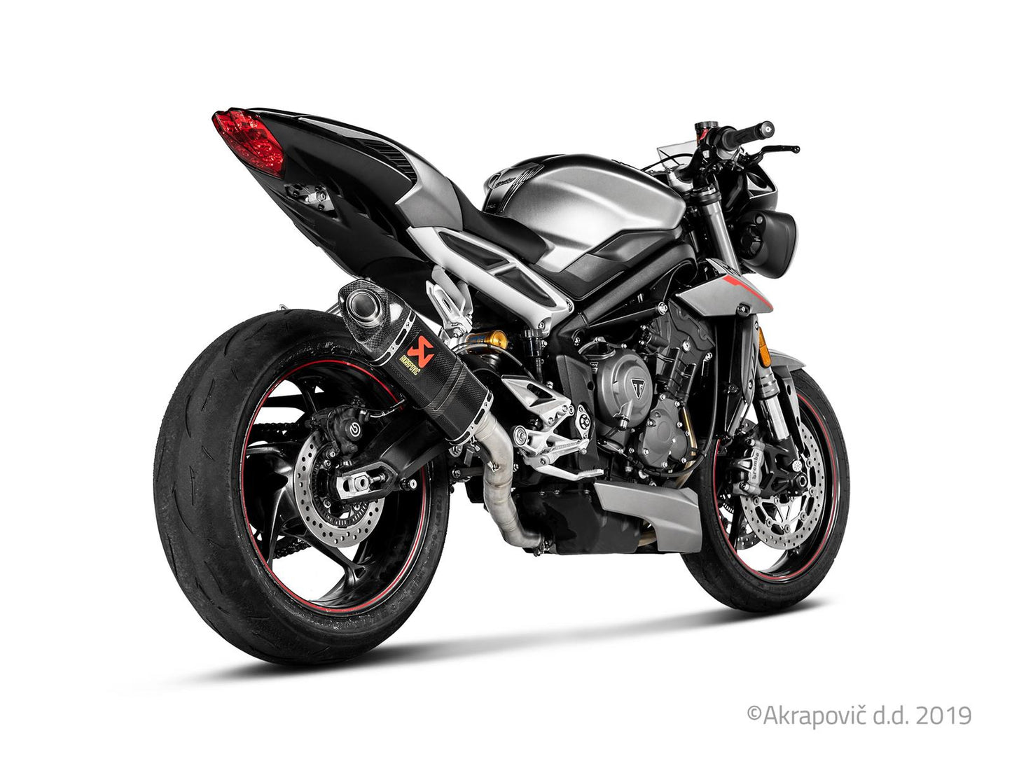 Triumph Street Triple 765 S/R/RS 2017-19 Slip-On Line (Carbonio)