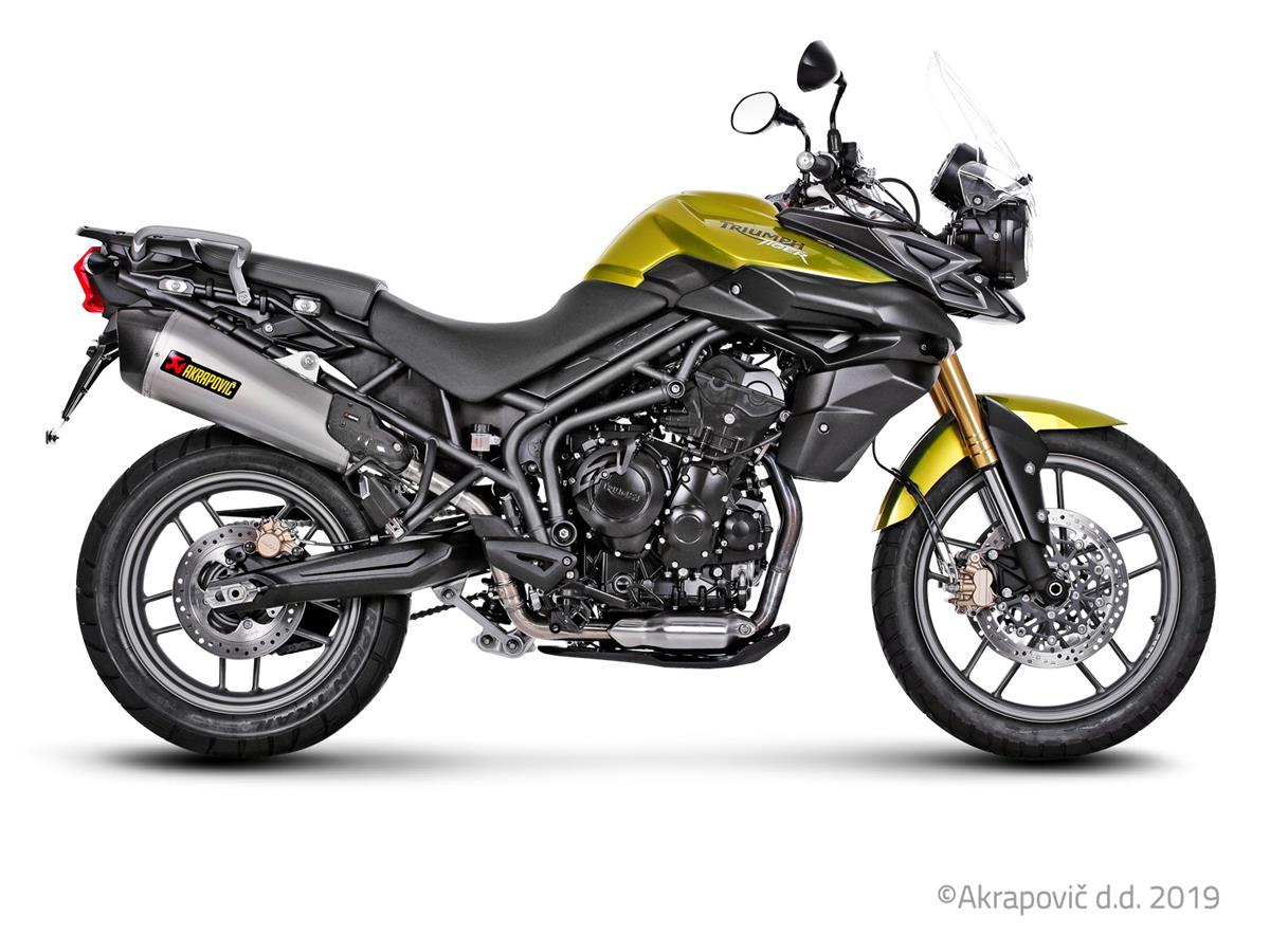 Triumph Tiger 800 XC/XR/XRX/XCX/XRT/XCA 2011-16 Slip-On Line (Titanio)