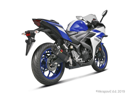 Yamaha YZF-R25/-R3 2014-16 Slip-On Line (Carbonio)