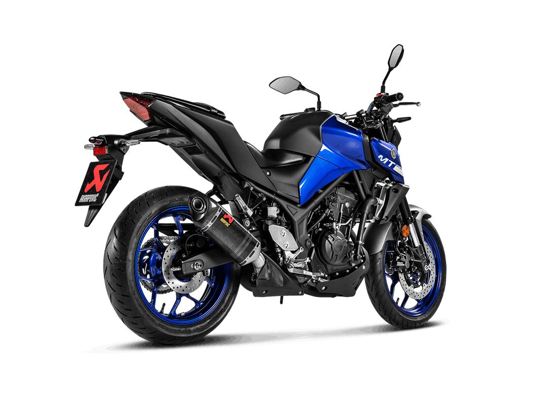 Yamaha YZF-R25,-R3, MT-03 2014-21 Slip-On Line (Carbonio)