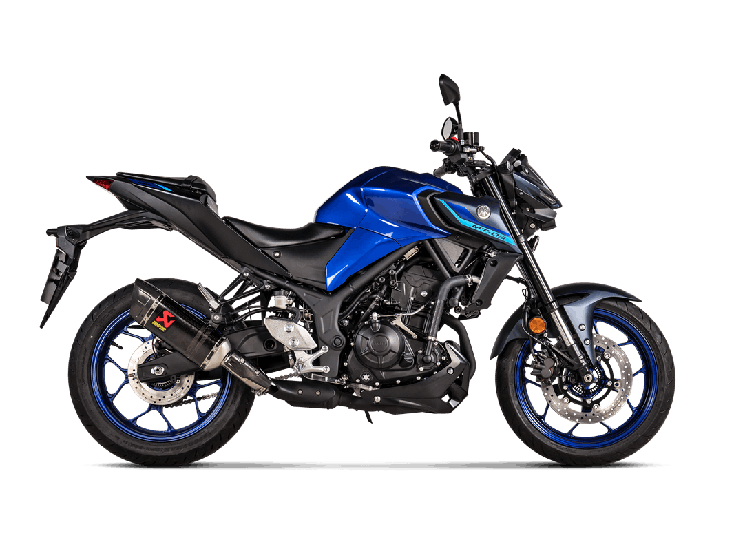 YAMAHA MT-03, YAMAHA R3 2022-24 Slip-On Line (Carbon)