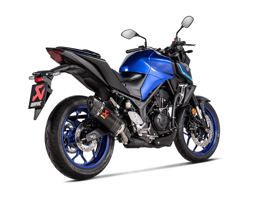YAMAHA MT-03, YAMAHA R3 2022-24 Slip-On Line (Carbon)