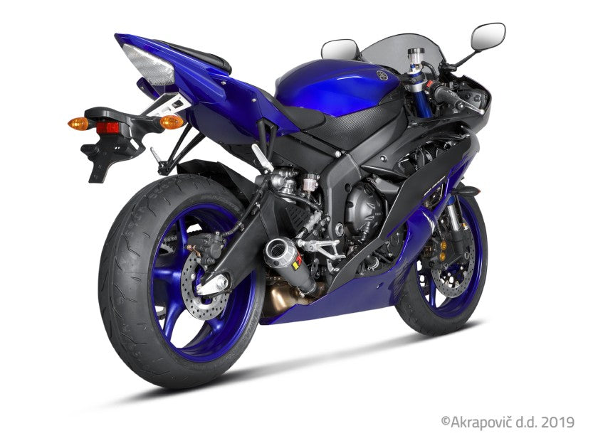 Yamaha R6 2006-2025 Slip-On Line (Titanio)