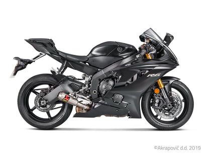 Yamaha R6 2006-2025 Slip-On Line (Titanio)