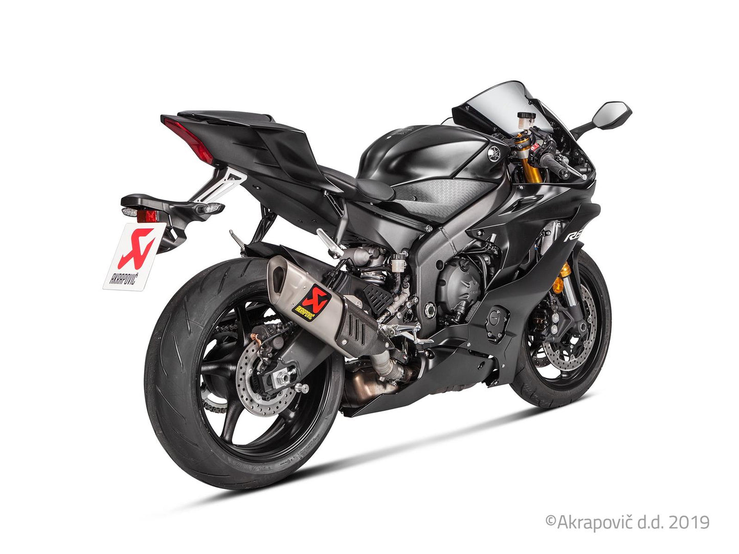 Yamaha R6 2017-25 Slip-On Line (Titanio)