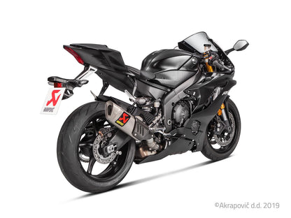Yamaha R6 2017-25 Slip-On Line (Titanio)