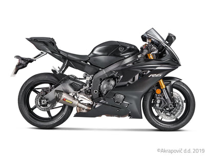 Yamaha R6 2010-25 Slip-On Line (Titanio)