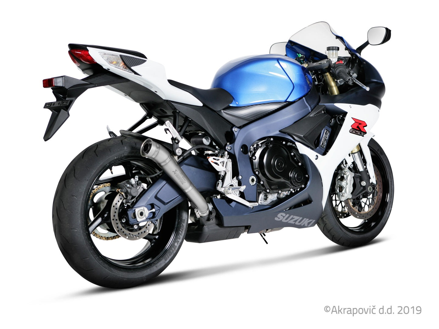 Suzuki GSX-R 600/750 2011-17 Slip-On Line (Titanio)