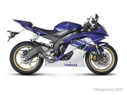 Yamaha R6 2006-25 Slip-On Line (Titanio)