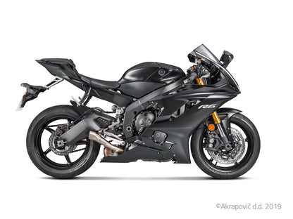 Yamaha R6 2006-25 Slip-On Line (Titanio)