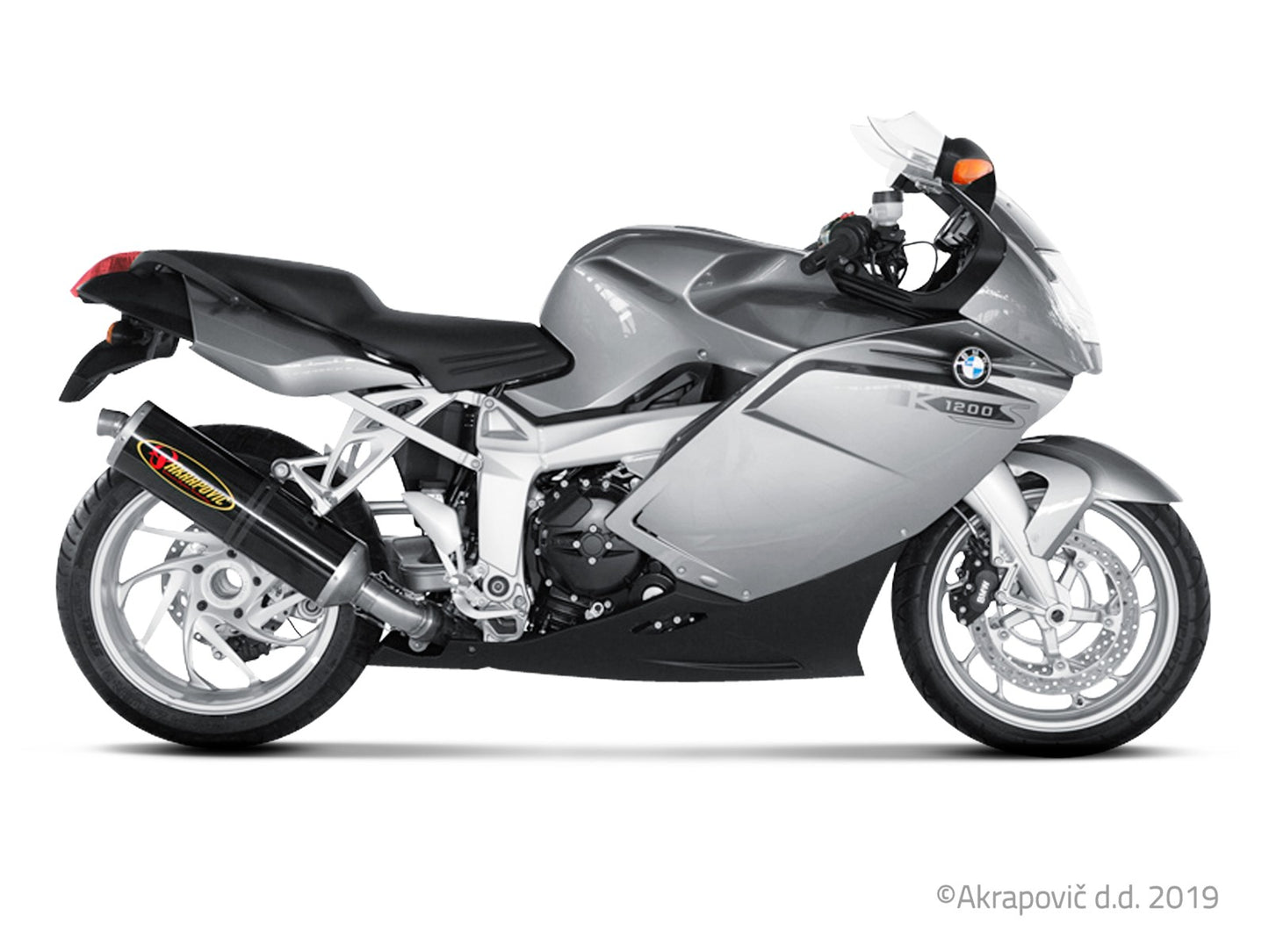 BMW K 1200 S/R 2005-08 Slip-On Line (Carbonio)