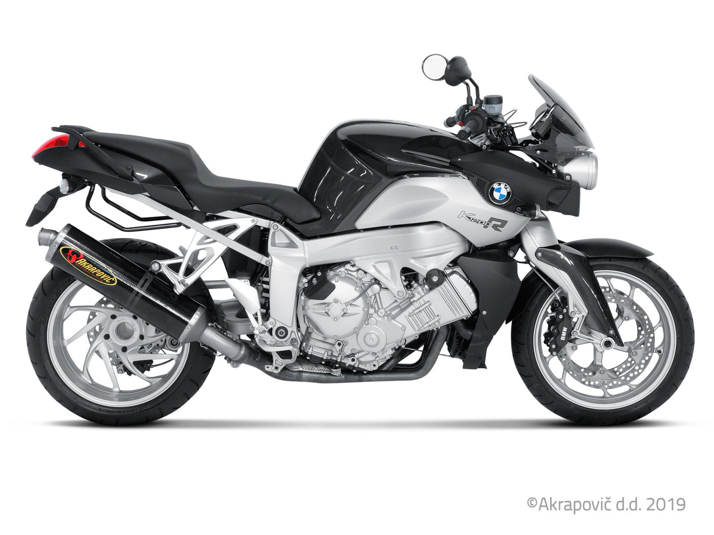 BMW K 1200 S/R 2005-08 Slip-On Line (Carbonio)