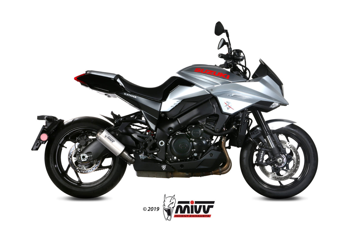 Mivv SLIP-ON SUZUKI GSX-S 1000 KATANA 2019 >2020