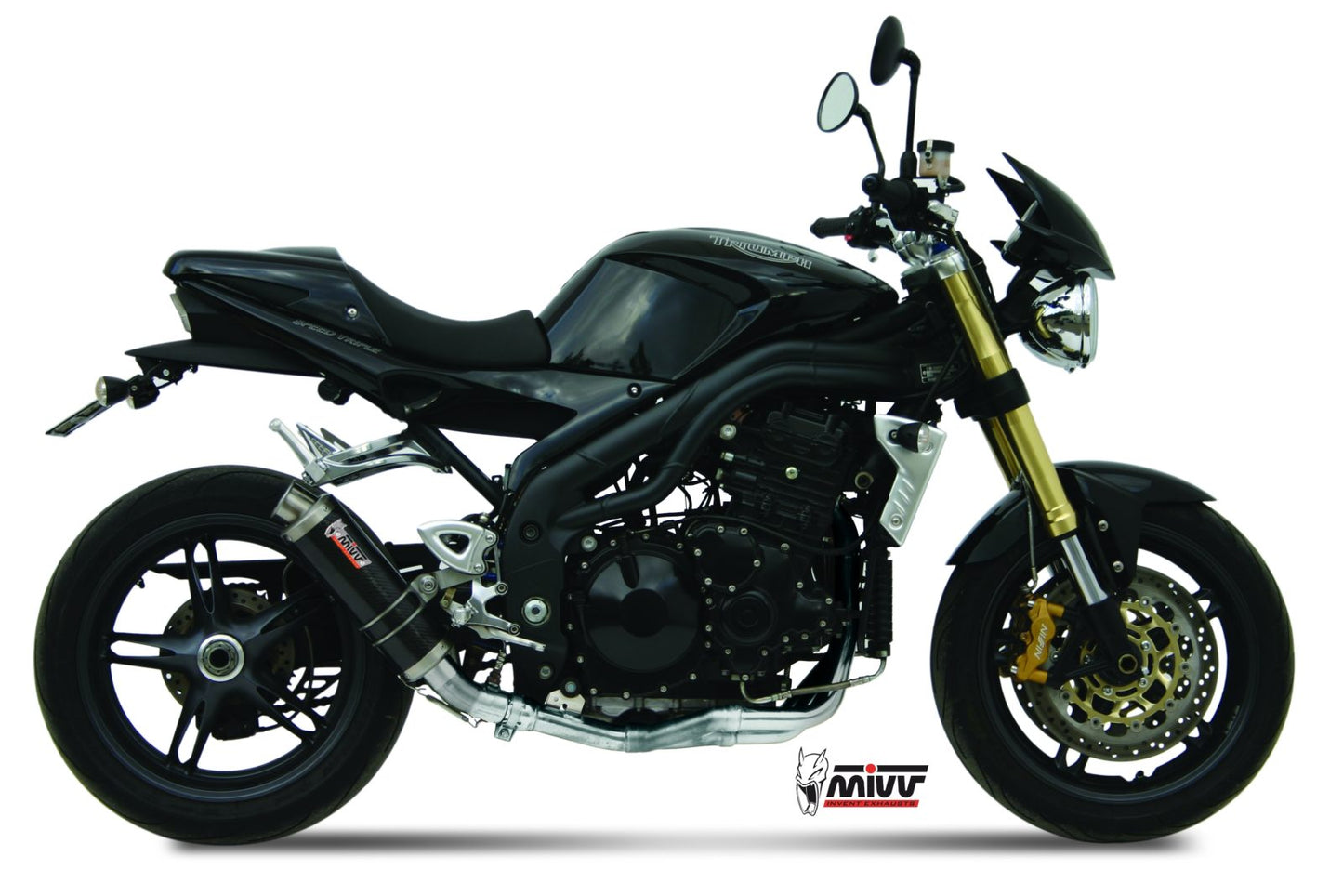 Mivv SLIP-ON TRIUMPH SPEED TRIPLE