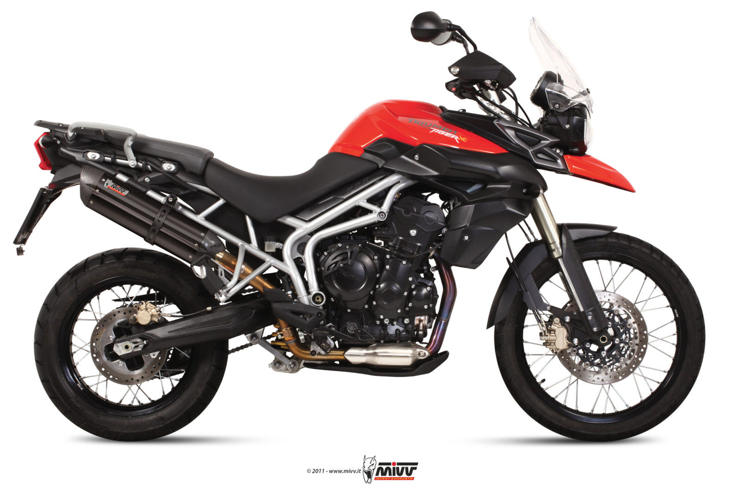 Mivv SLIP-ON TRIUMPH TIGER 800 XC / XR / XRx / XCx / XRT / XCA 2011 > 2016