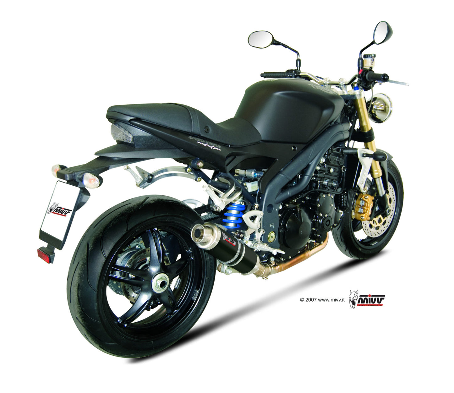 Mivv SLIP-ON TRIUMPH SPEED TRIPLE