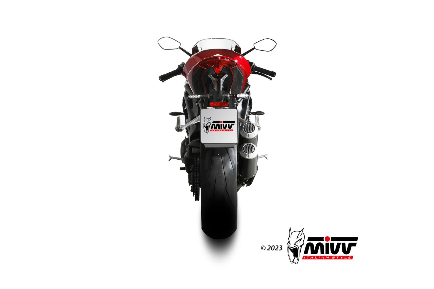 Mivv 2 SLIP-ON TRIUMPH SPEED TRIPLE 1200 RR/ RS 2021 > 2023