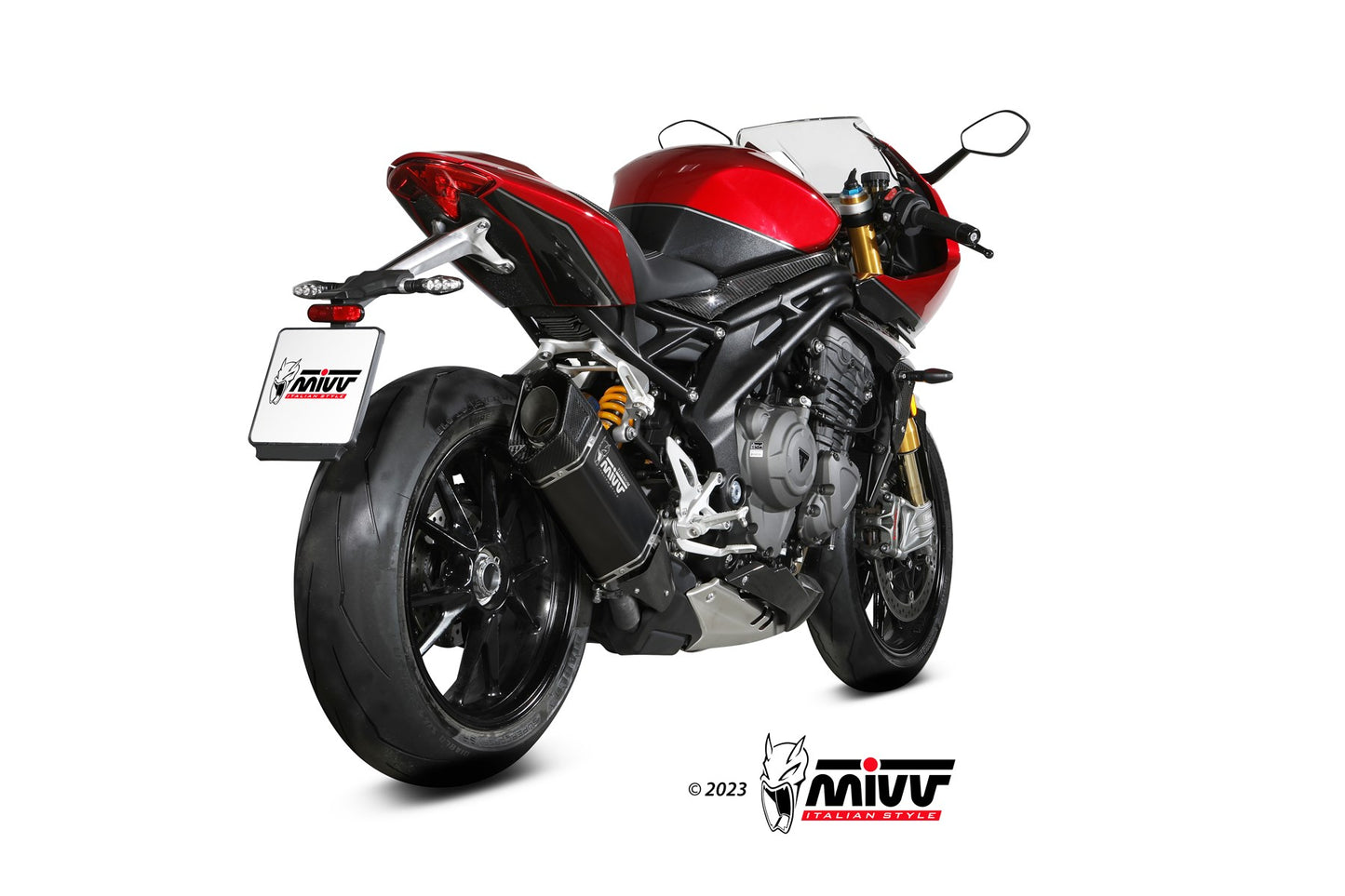 Mivv SLIP-ON TRIUMPH SPEED TRIPLE 1200 RR/ RS 2021 > 2023