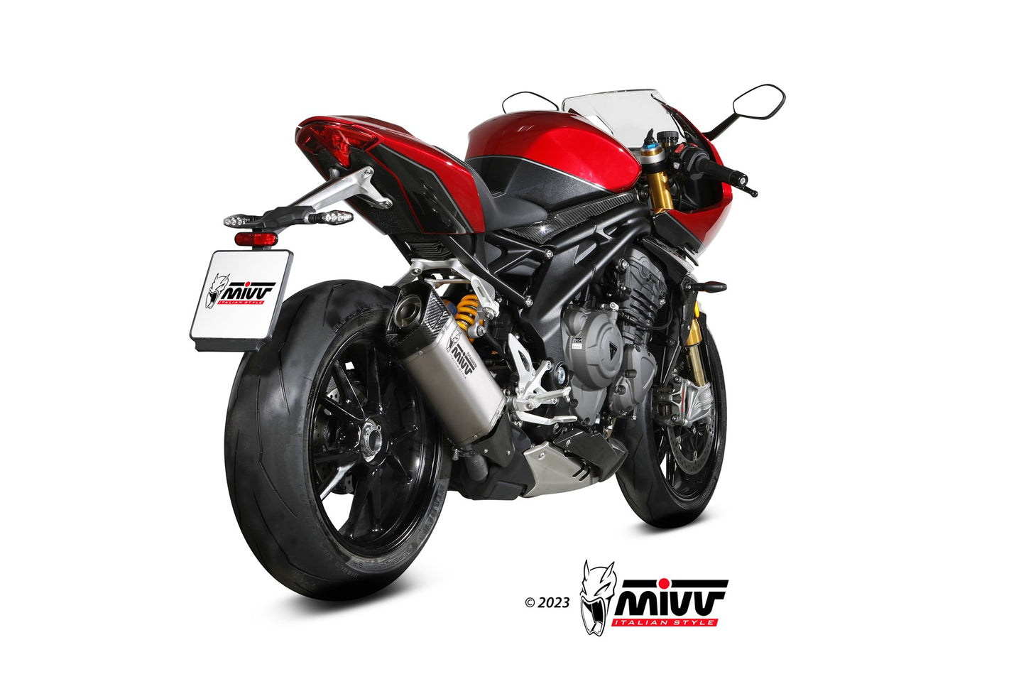 Mivv SLIP-ON TRIUMPH SPEED TRIPLE 1200 RR/ RS 2021 > 2023