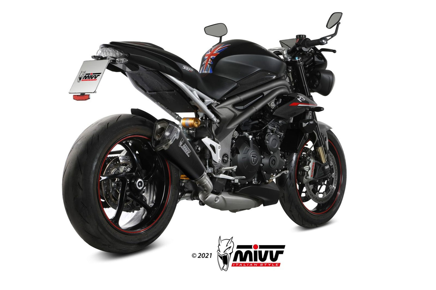 Mivv SLIP-ON TRIUMPH SPEED TRIPLE R / S/ RS 2018 > 2020