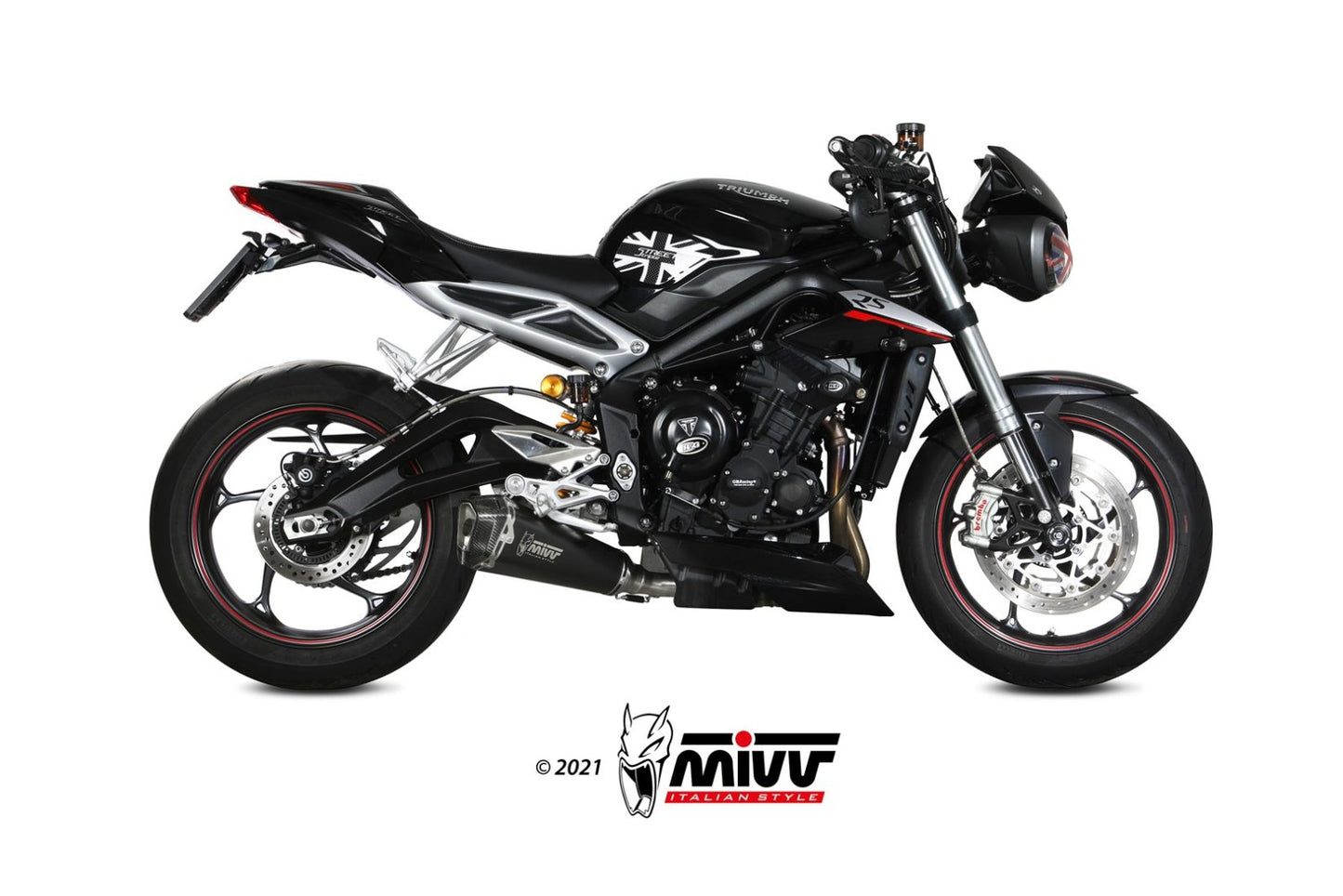 Mivv SLIP-ON TRIUMPH STREET TRIPLE 660 S 2017 > 2022