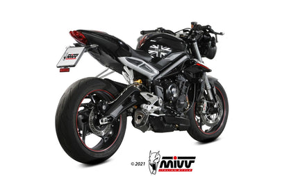 Mivv SLIP-ON TRIUMPH STREET TRIPLE R / RS 2017 > 2022