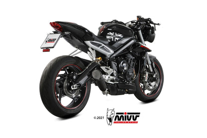 Mivv SLIP-ON TRIUMPH STREET TRIPLE R / RS 2017 > 2022
