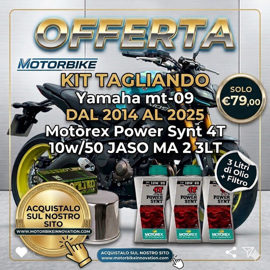 Yamaha mt-09 dal 2014 al 2025 Kit Tagliando
