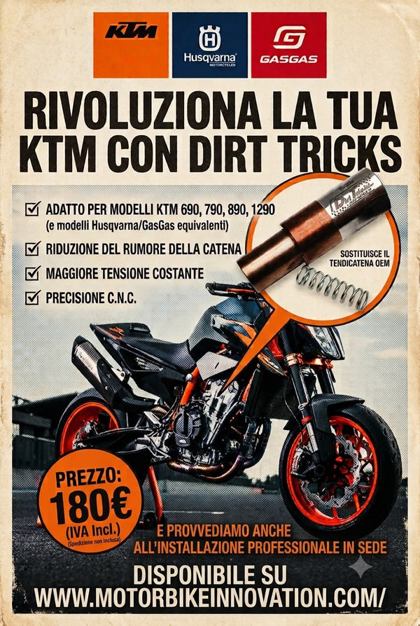 Dirt Tricks KTM/HQ tendicatena della distribuzione690 08-, 790 17-, 890 21-