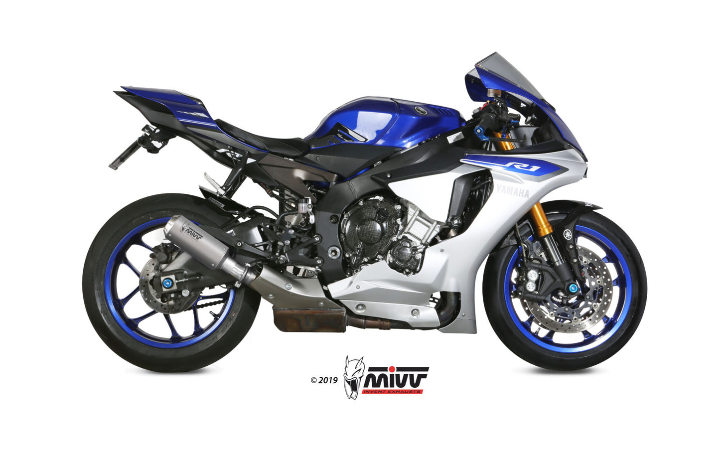 Mivv SLIP-ON YAMAHA YZF 1000 R1 2015 >