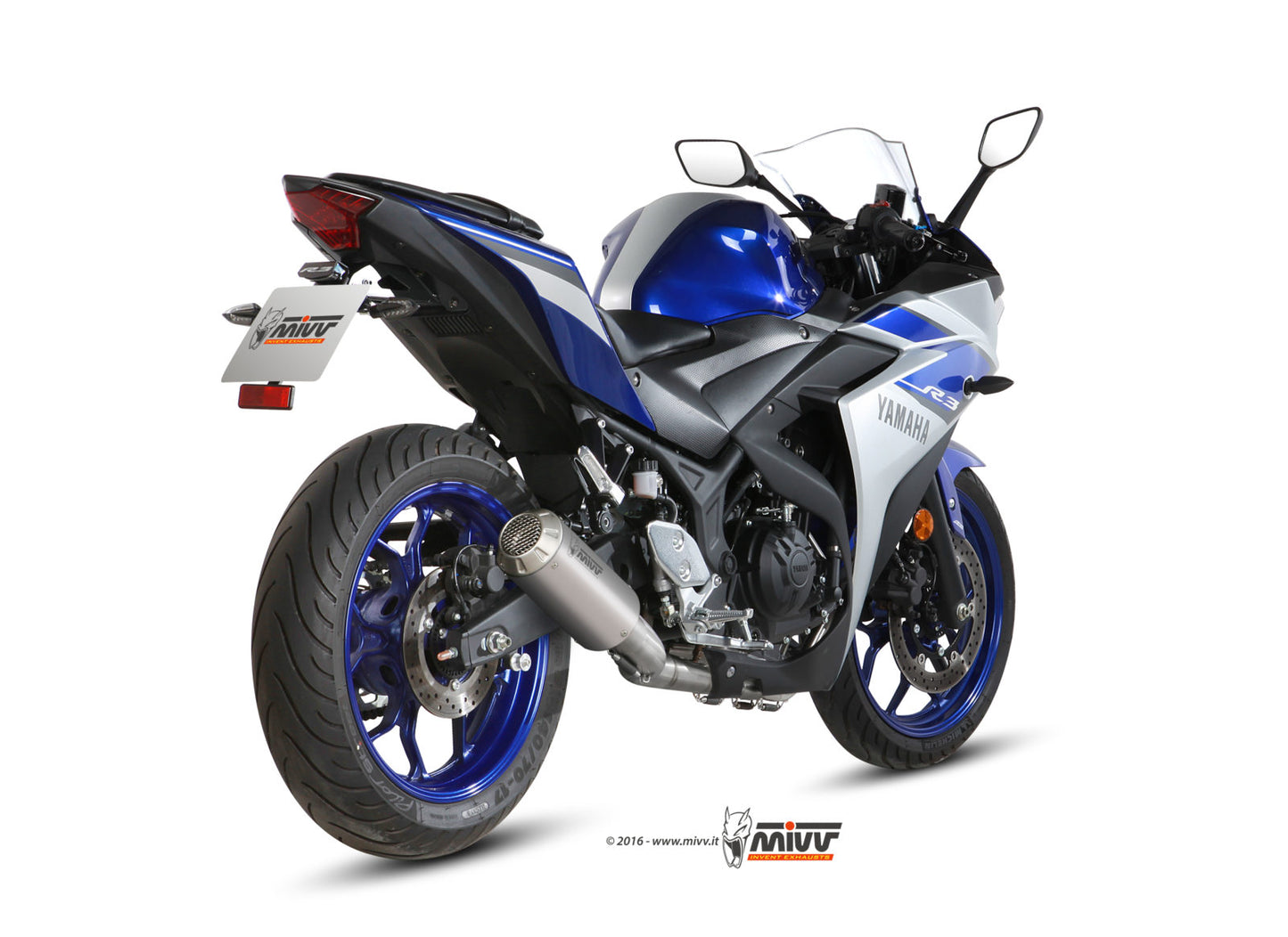 Mivv IMPIANTO COMPLETO STEEL YAMAHA YZF R3 2015 >
