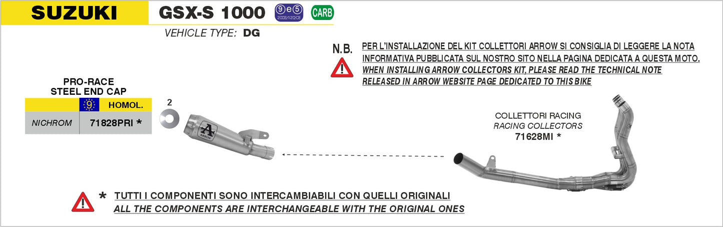 Terminale Race-Tech alluminio con fondello carby