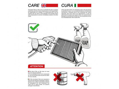 AIR FILTER P08 SPRINT FILTER SUZUKI 1000 SV S 2003-2007
