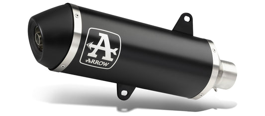 Terminale Urban in alluminio Dark con fondello inox